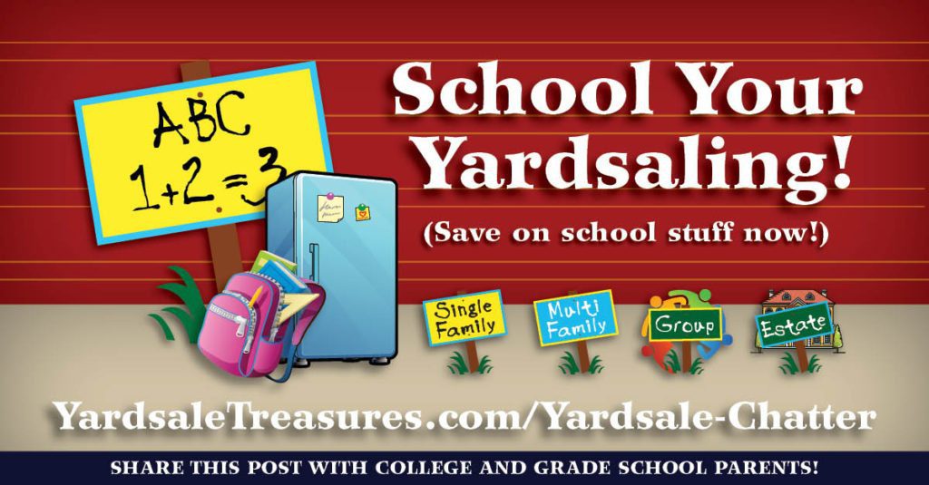 School Your Yardsaliong and Save Money on School Supplies!